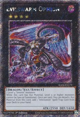Evilswarm Ophion - RA04-EN179 - Platinum Secret Rare - 1st Edition
